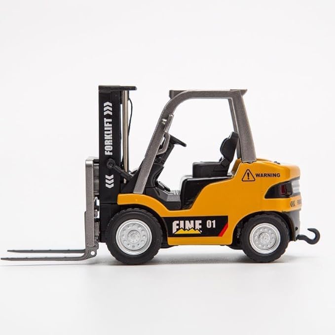 Engineering RC Forklift Toy for Kids | Rechargeable Remote Control Lifting Truck with Lights