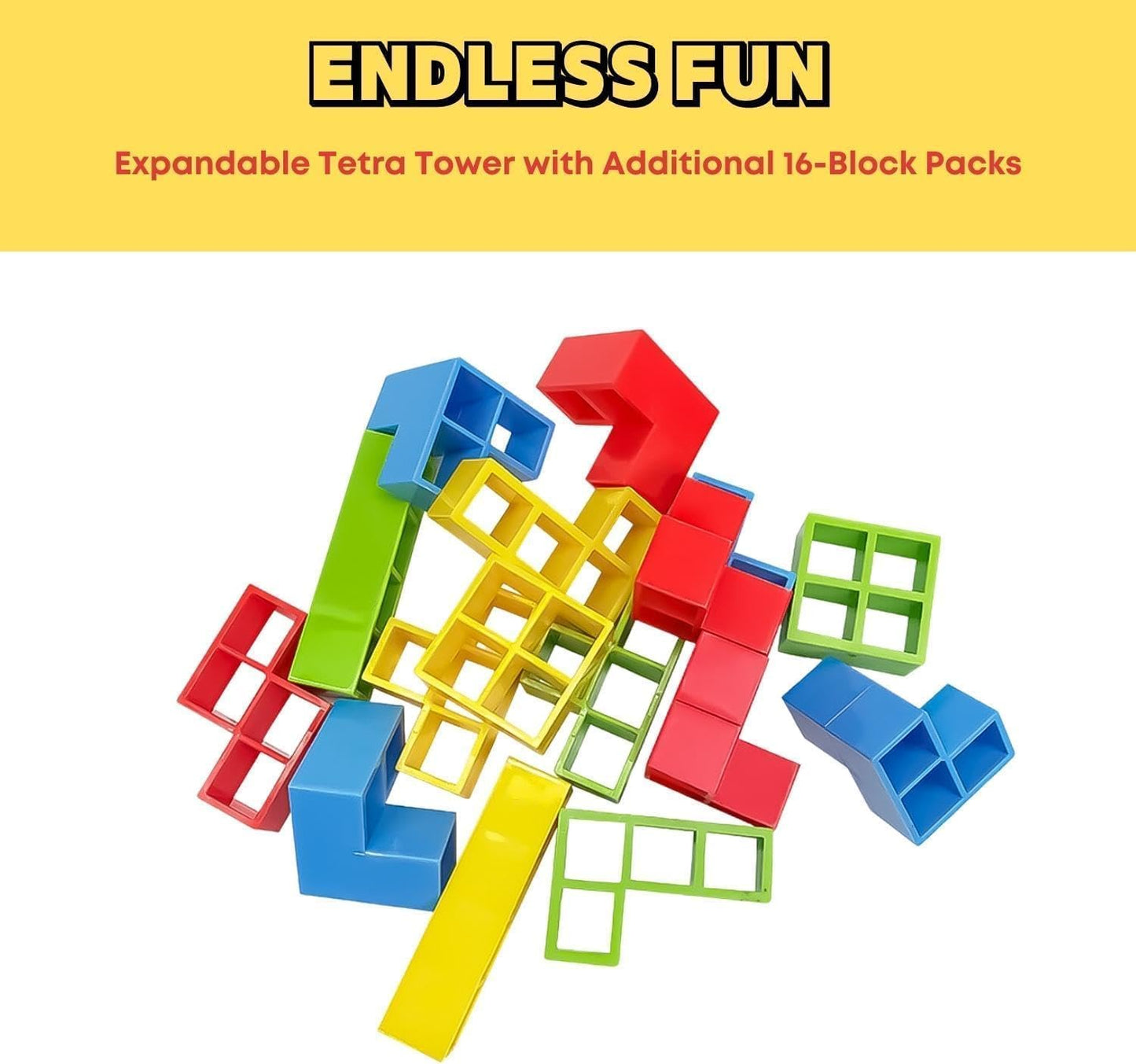 Tetra Tower Balance Game for Kids โ Stacking Blocks Fun Family Game