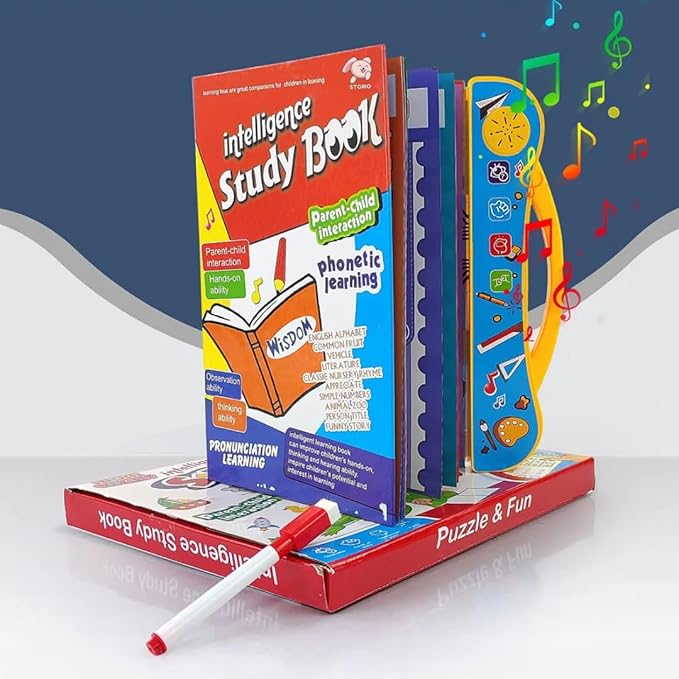 Kids Interactive Intelligence Book with Sound β Phonics Learning & Activity Toy