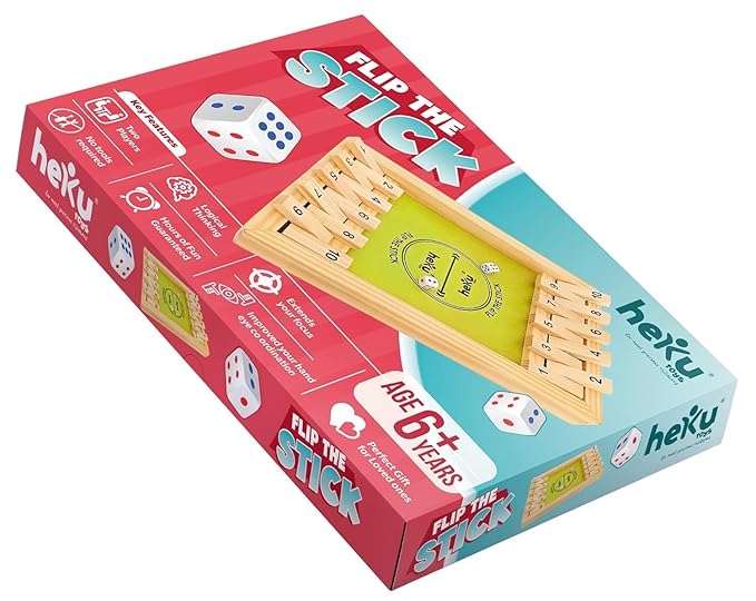 Wooden Flip the Stick Game for Kids โ Hand-Eye Coordination Skill Toy