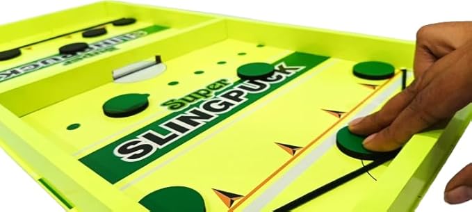 Slings Cup Game for Kids & Adults – Fast Sling Puck Board Game (Plastic)
