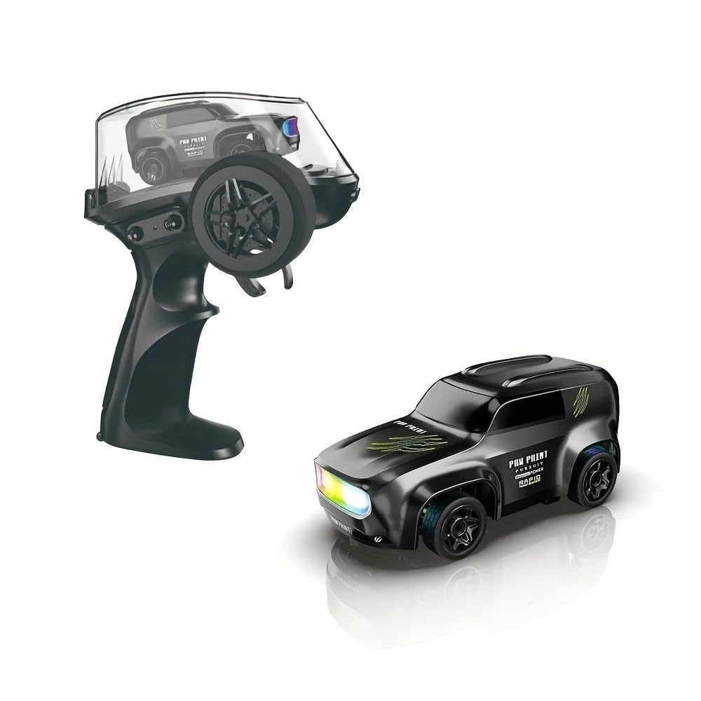RC Drift Car with Remote Control - 2.4GHz High Speed Racing Car with LED Lights for Kids & Adults