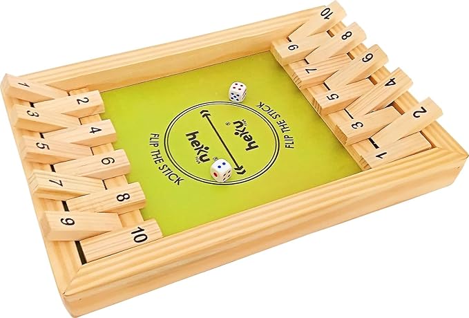 Wooden Flip the Stick Game for Kids – Hand-Eye Coordination Skill Toy