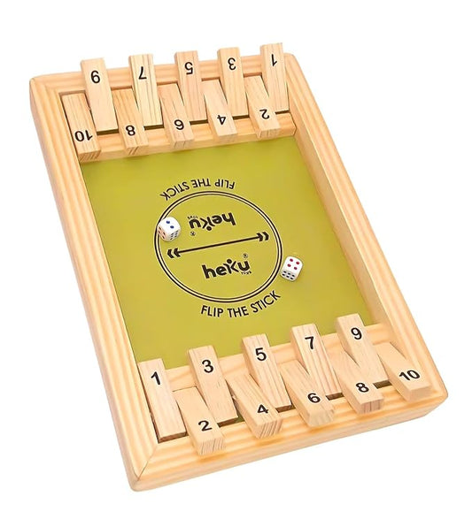Wooden Flip the Stick Game for Kids – Hand-Eye Coordination Skill Toy
