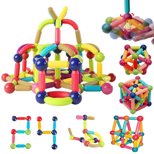 Magnetic Stick Building Toy Set for Kids – Creative Learning & STEM Construction Game