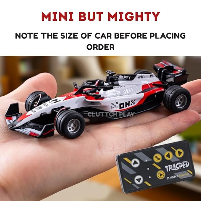 Mini Formula RC Car - 2.4GHz Remote Control Racing Car for Kids & Adults