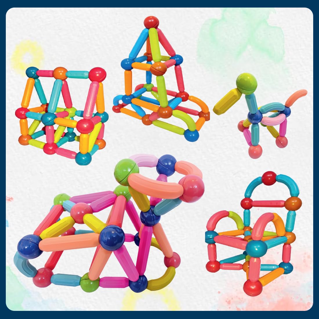 Magnetic Stick Building Toy Set for Kids – Creative Learning & STEM Construction Game