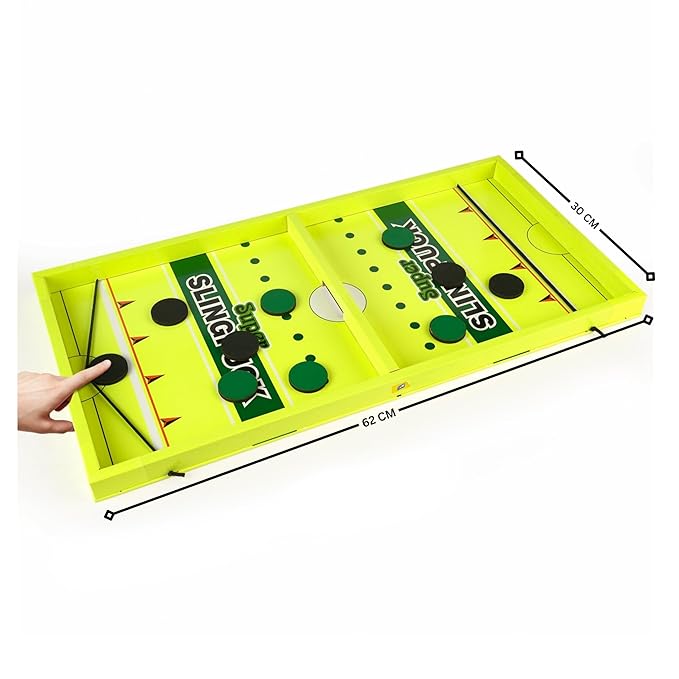 Slings Cup Game for Kids & Adults – Fast Sling Puck Board Game (Plastic)
