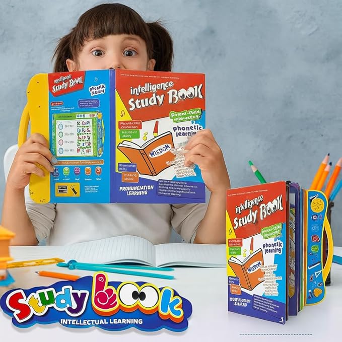 Kids Interactive Intelligence Book with Sound – Phonics Learning & Activity Toy