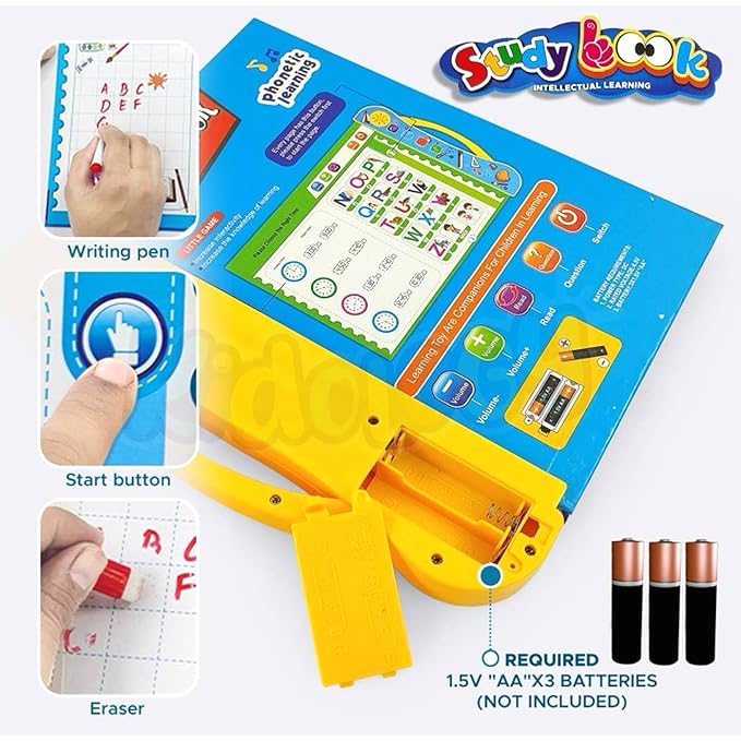 Kids Interactive Intelligence Book with Sound – Phonics Learning & Activity Toy
